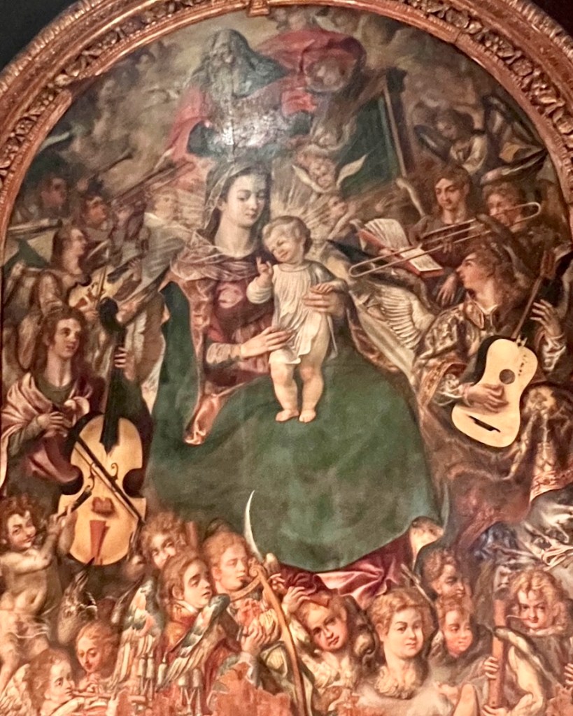 This is a photo of the original painting completed in 1604.