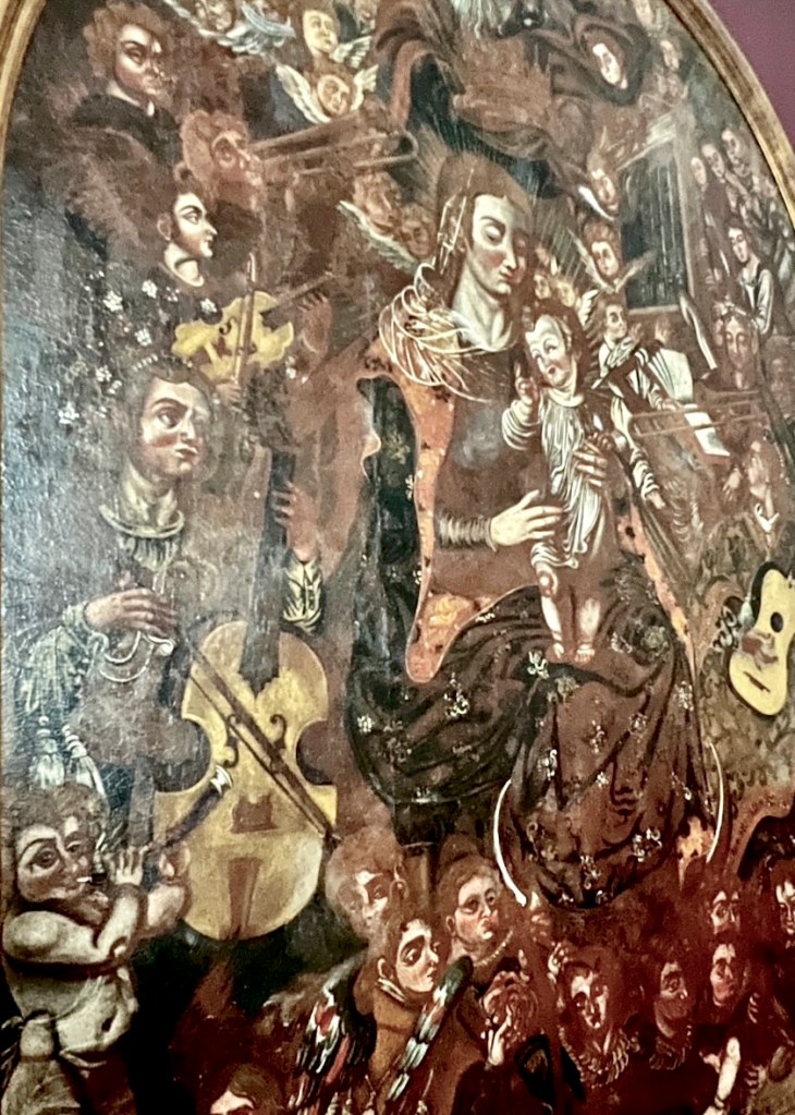 This is a photo of the copy of the Lusitano painting.